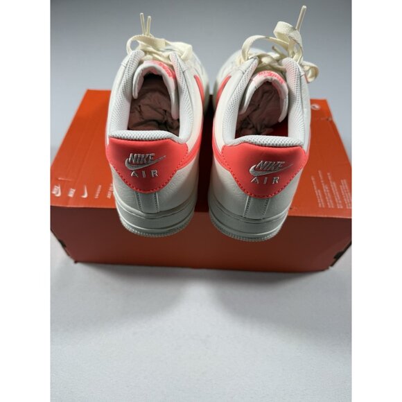 New Women’s Size 10 - Nike Air Force 1 '07 SE Next Nature Sail Hot Lava - Picture 8 of 10